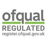 Ofqual Regulated logo, register.ofqual.gov.uk